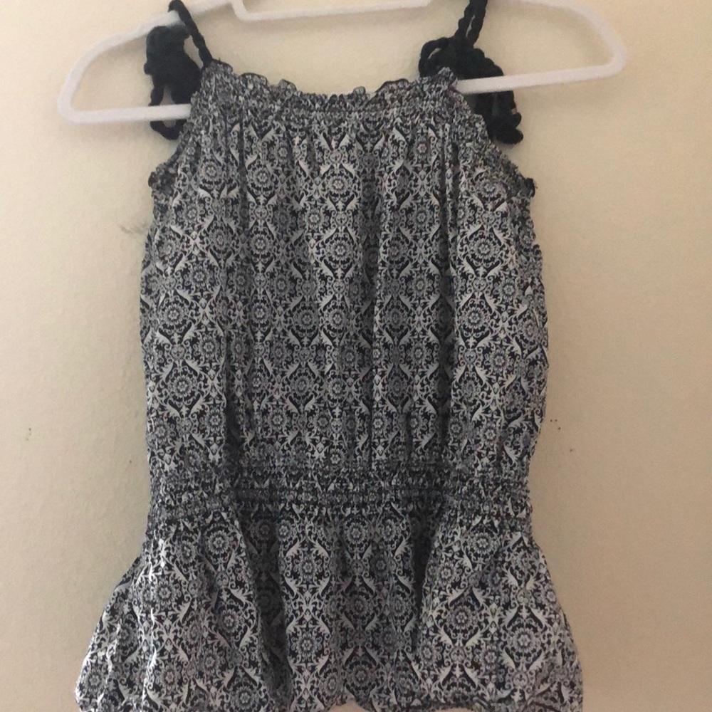Floral Designed Tank Top